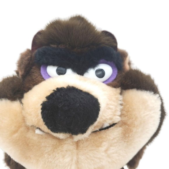 Vintage 1993 WB Looney Tunes Taz Tasmanian Devil Stuffed Plush 24K. 8” Looney‎ - Picture 4 of 5